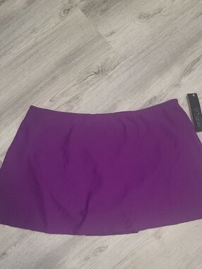 NWT St. Tropez Purple Swim Skirt